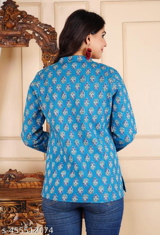 Jaipuri Quilted Reversible Both Side Rajasthani Cotton Printed Jacket