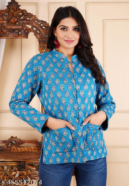 Jaipuri Quilted Reversible Both Side Rajasthani Cotton Printed Jacket